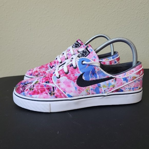 Nike Other - Nike Mens SB Zoom Stefan Janoski 705190-602 Pink Floral Sneaker Shoes Size 6